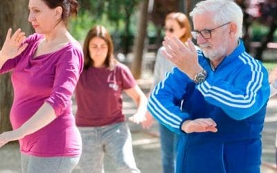 ¡Los alumnos de nuestra escuela de Tai Chi salen de nuevo a la calle!